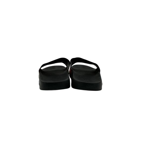 Gucci Gg 'Blooms' Black Rubber Supreme Slide Sandals Size 40 (10) - Picture 5 of 6